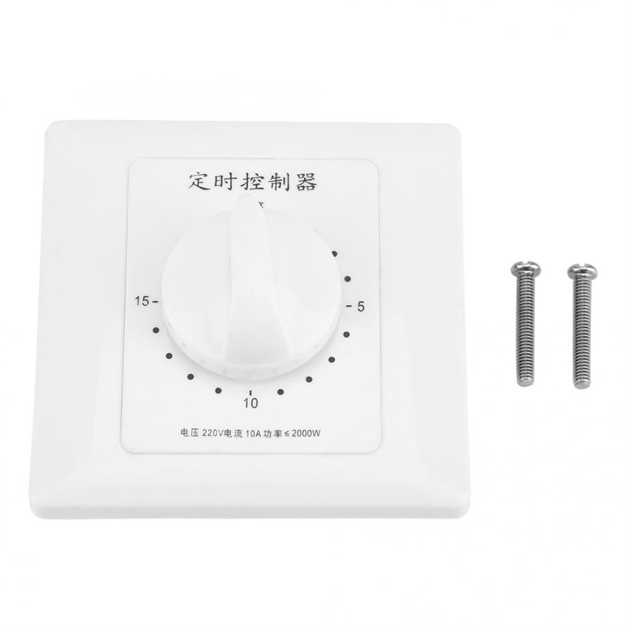 Sales Mechanical Timer Swtich 220V 15 Minutes Intelligent Timer Switch Controller Countdown High Power Timing Control Tools