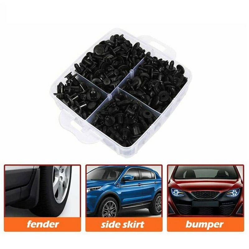 723 Pcs Car Retainer Auto Fasteners Push Trim Clips Pin Rivet Bumper Kit Auto Parts Repair Tools