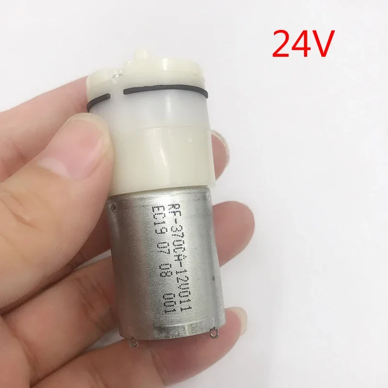 DC 3 V 3,7 V 5 V 6 V 12 V 24 V Kleine 370 Motor- Pumpe Mikro Mini Vakuum Luft Sauerstoff fließen Kontrolle Pumpe für Aquarium Fisch Wasser Panzer: Grau