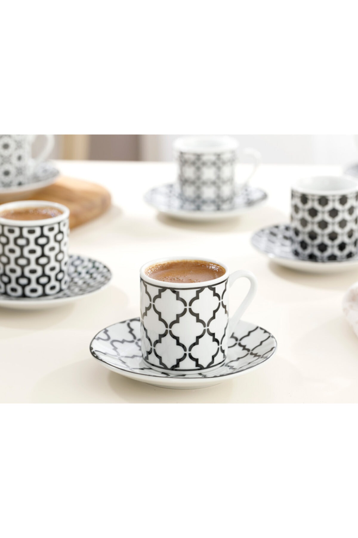 Rio Porcelain Coffee Cup Pad 80 ml Black