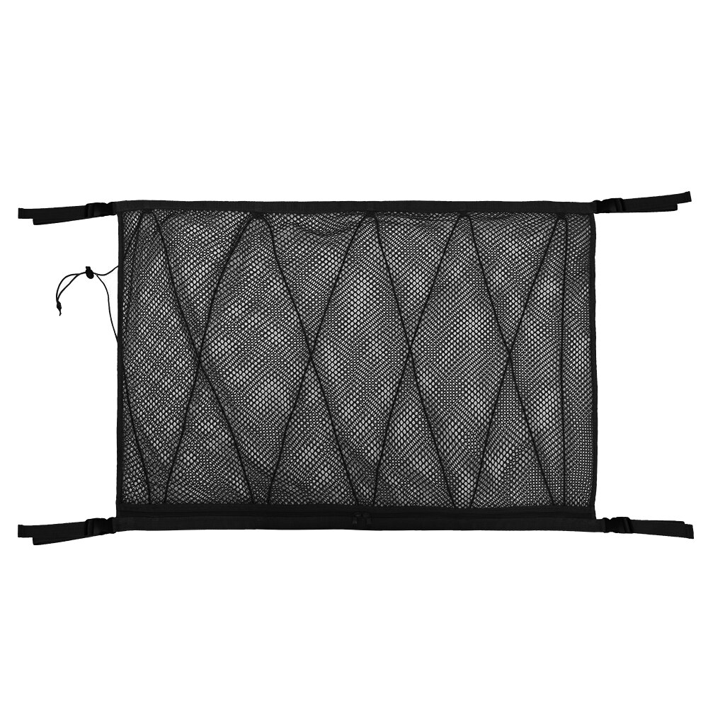 Filet de rangement pour plafond de voiture, filet de rangement pour plafond de voiture, sac de rangement en Nylon, filet de rangement Portable pour intérieur de voiture: Orange