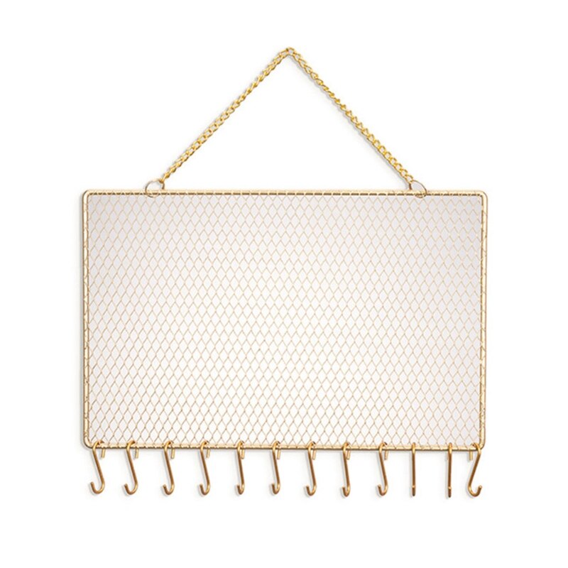 80 Pockets Double Sided Hanging Jewelry Display Organizer Storage Bag Non-woven Foldable Ring Necklace Bracelet Pouch: 11JJ101625-B