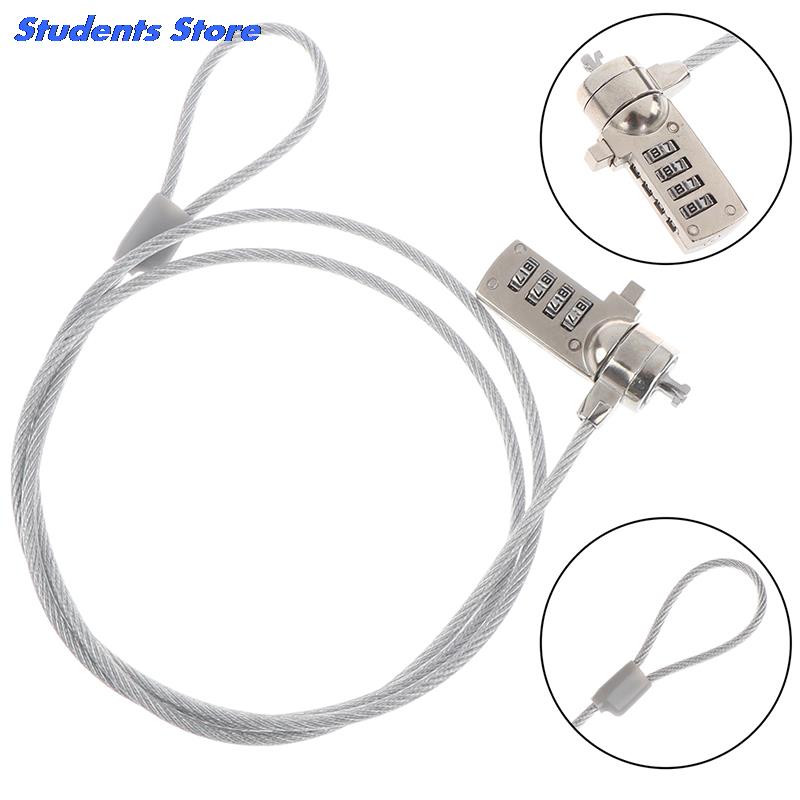 4 Digit Security Password Computer Lock Anti-theft Chain For Notebook PC Laptop Anti-theft Lock Combination Security Lock