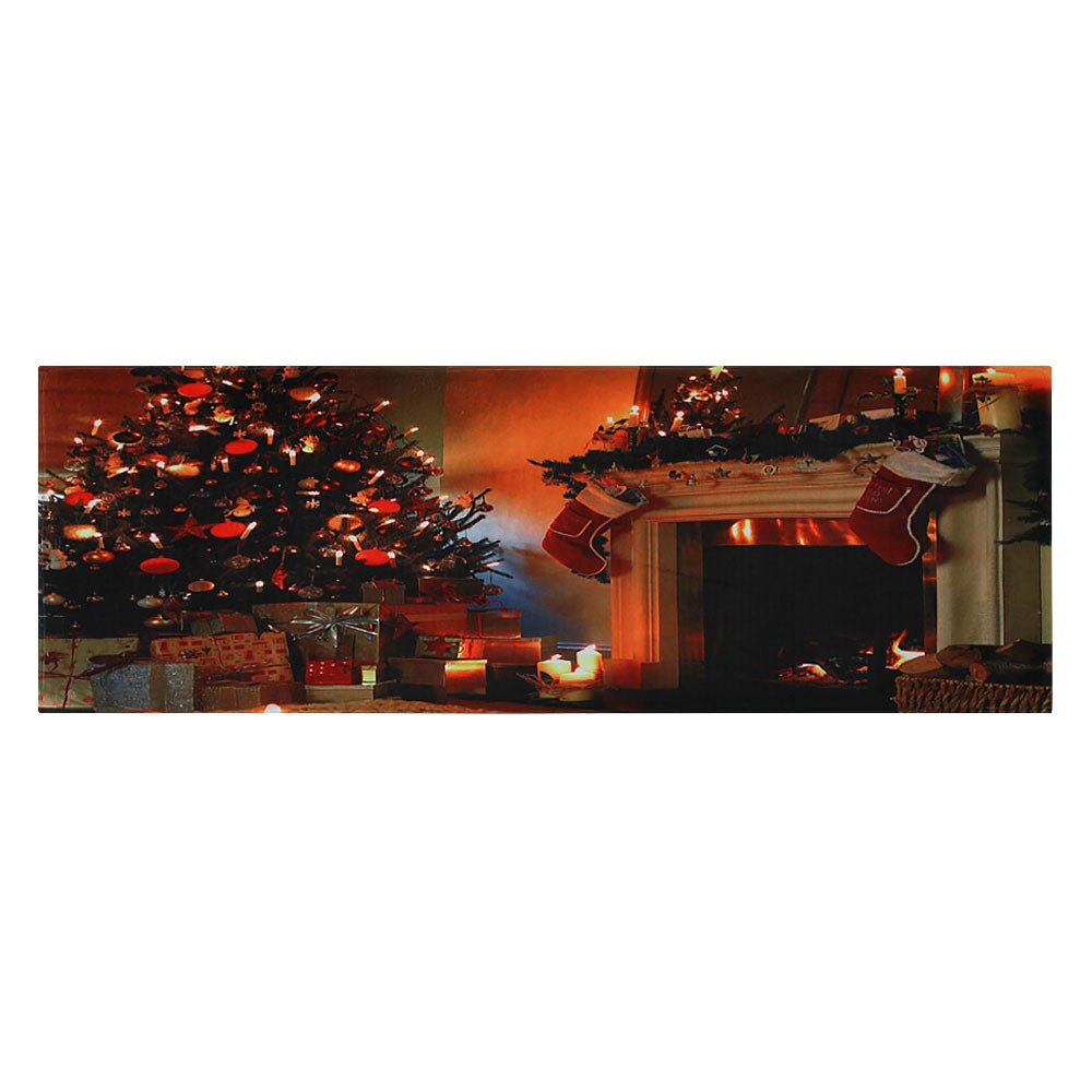 Vrolijke Kerst Tapijt Deur Mat Kerstman Gedrukt 40X120Cm Jaar Slaapkamer Accessoires Xmas Matten # YL5: E