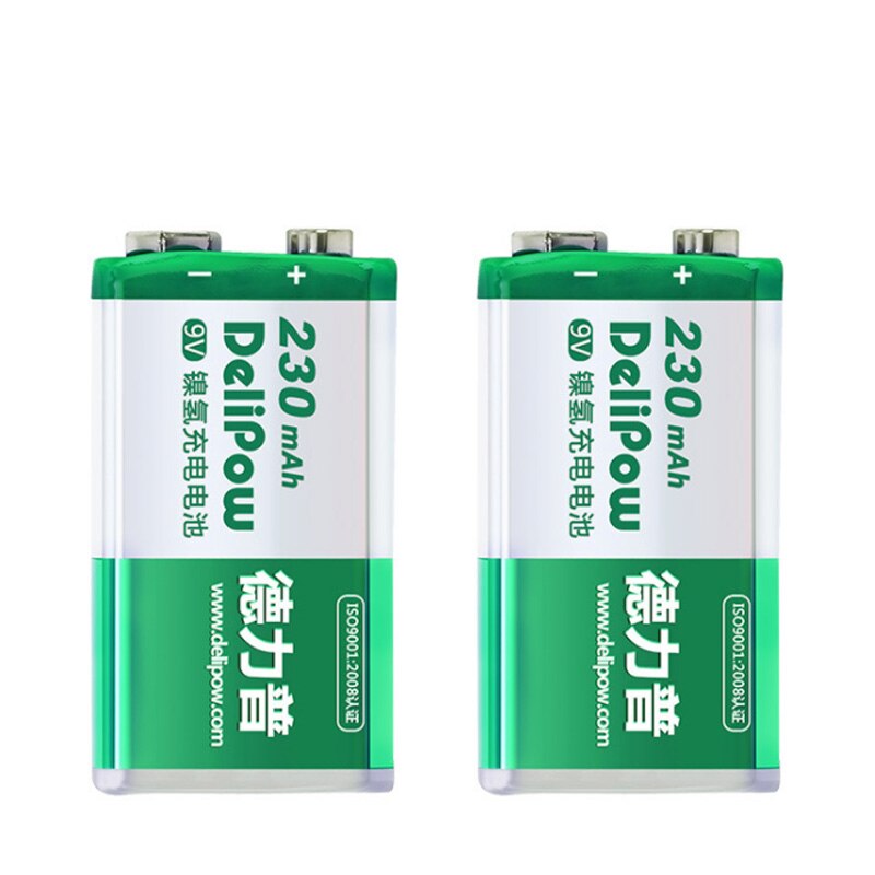 Mjkaa 6f22 Kroon 9V Ni-Mh 230Mah Lithium Oplaadbare Batterij Gebruik Voor Microfoon Speelgoed Afstandsbediening: 5PCS