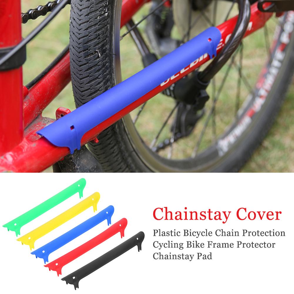 Protector de cadena para bicicleta de montaña, accesorios de protección de marco de ciclismo, color negro, 1 pieza