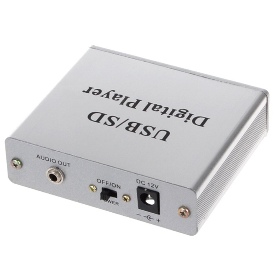 Draagbare Eindversterker MP3 Sd Usb Audio Player Reader 3-Elektronische Toetsenbord Controle Met Afstandsbediening