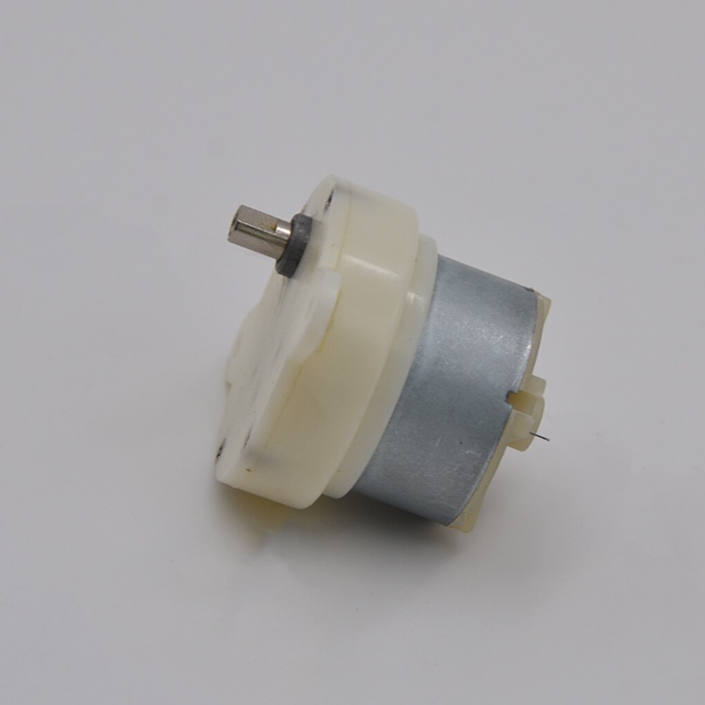Dc 12v -växlad motor högt vridmoment långsam hastighet mikro elmotor växellåda sakta ned mute 3 rpm 4mm axel