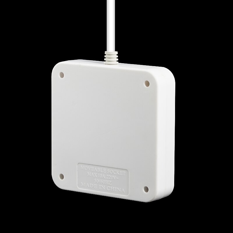 Smart Usb Power Strip Socket Eu Plug Adapter 4 Outlet 3 Port Usb Charger Stopcontact-2 M Power cord Wall Charger Adapter