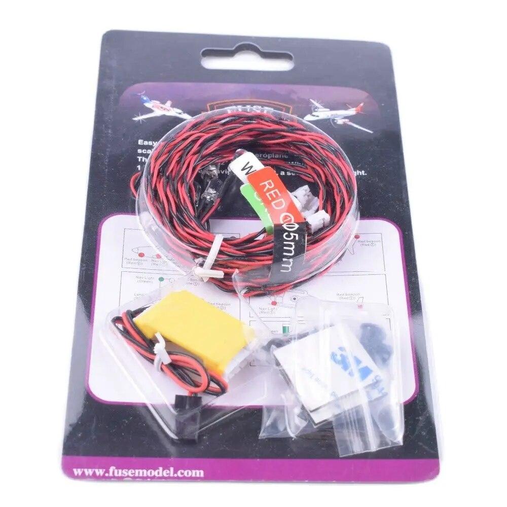 RC Realistic LED Lighting Kit for Airplanes and Helicopters