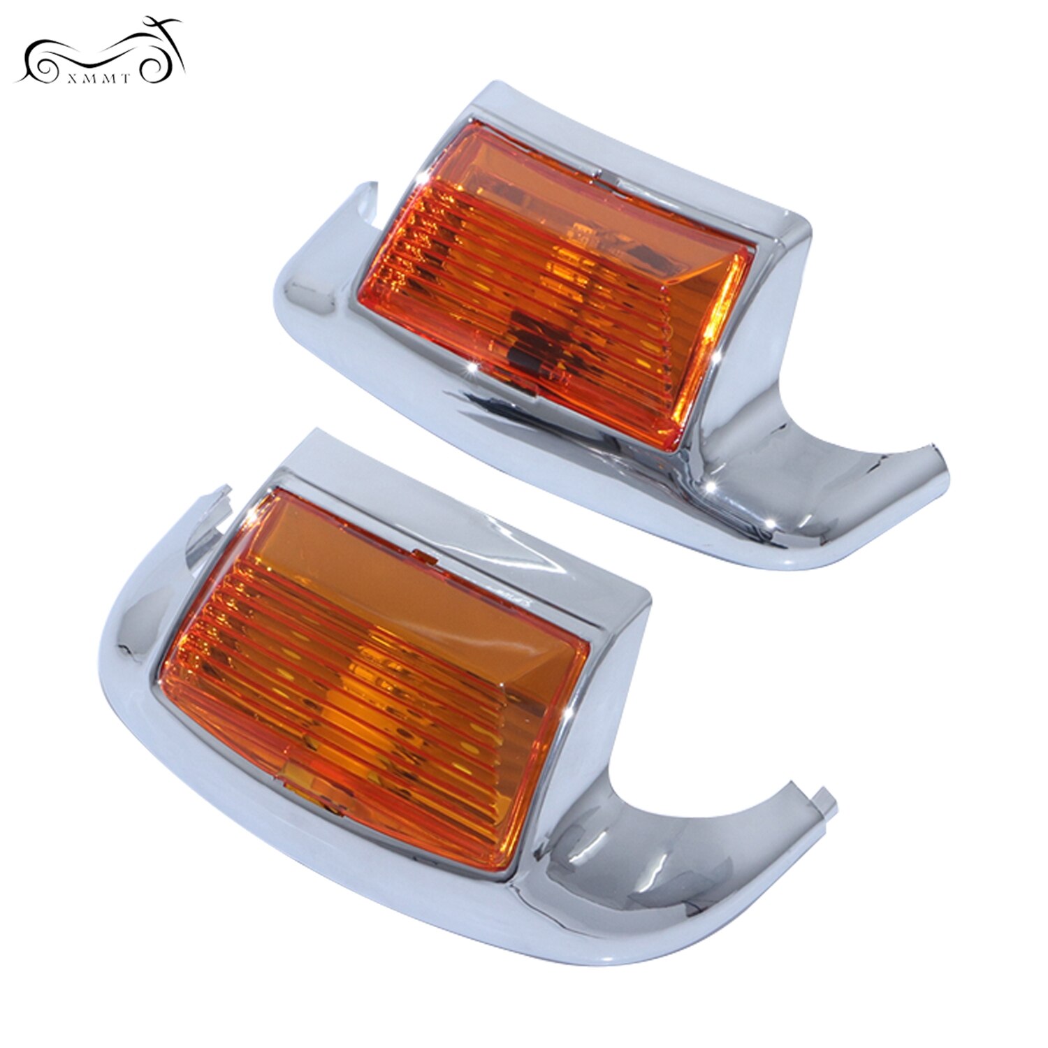 Motorcycle Parts Amber Front Rear Fender LED Tip Light Mudguard Trim For Harley Touring Softail Dyna Super Glide Custom FXDC