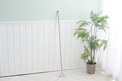 1 Uds. Cepillo de cerdas duras telescópico de mango largo para baño cepillo para fregado de piso tina de pared Herramientas de limpieza para el hogar: pink