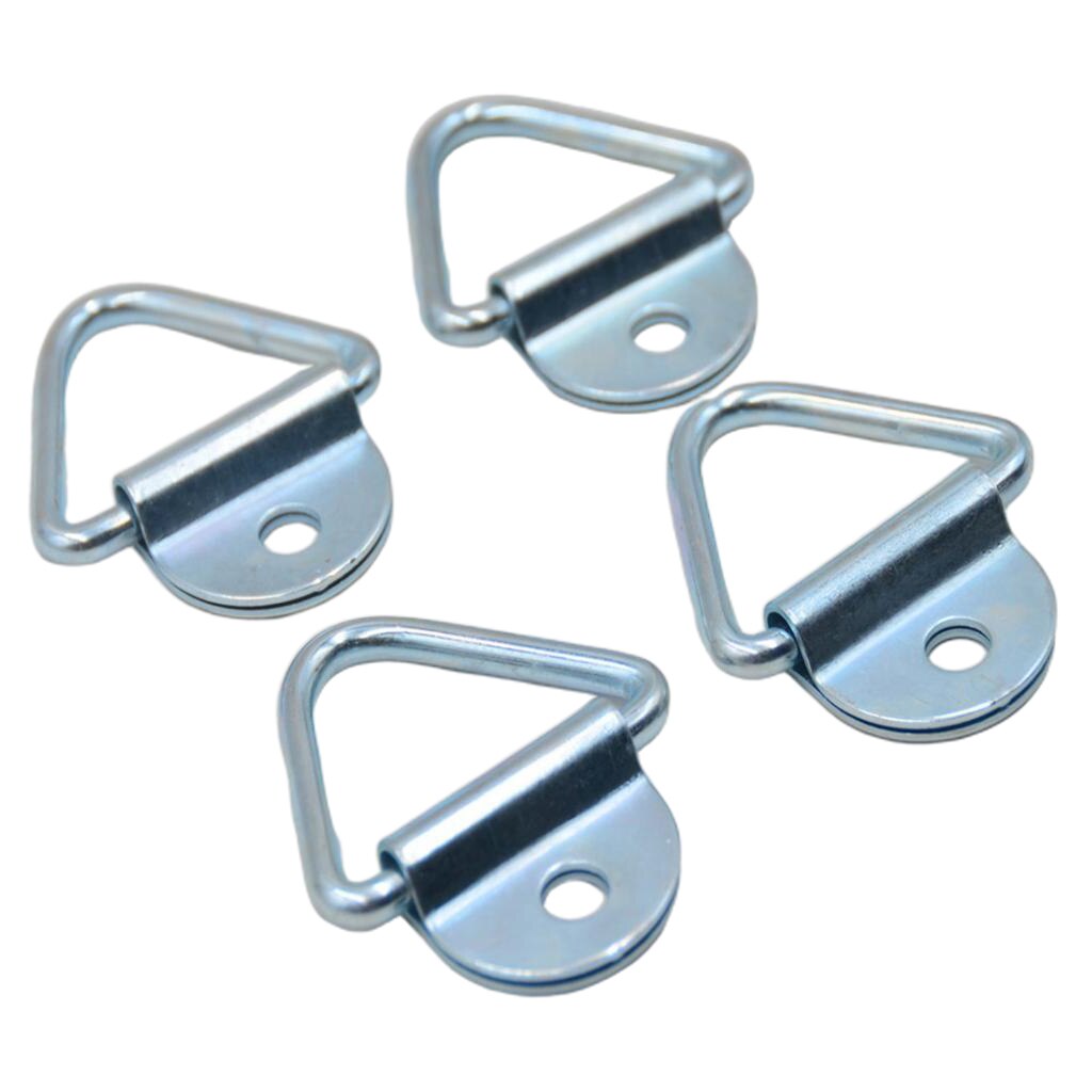 4 Stuks Cargo Tie-Down Ankers Staal V- Bolt Op Trailer Touw Bout Op Belasting