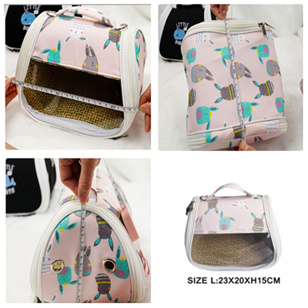 Portable Bird Cage Parrot Carrier Bag Transparent Vine Hamster Lizard Backpack Sugar Glider House for Small Pet Outdoor Travel