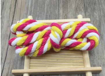 5 metriä 6mm puuvilla köysi koristeellinen kierretty naru köysi käsintehty koristeluun tee itse kaulanauha ficelles couleurs lankajohto: No 9