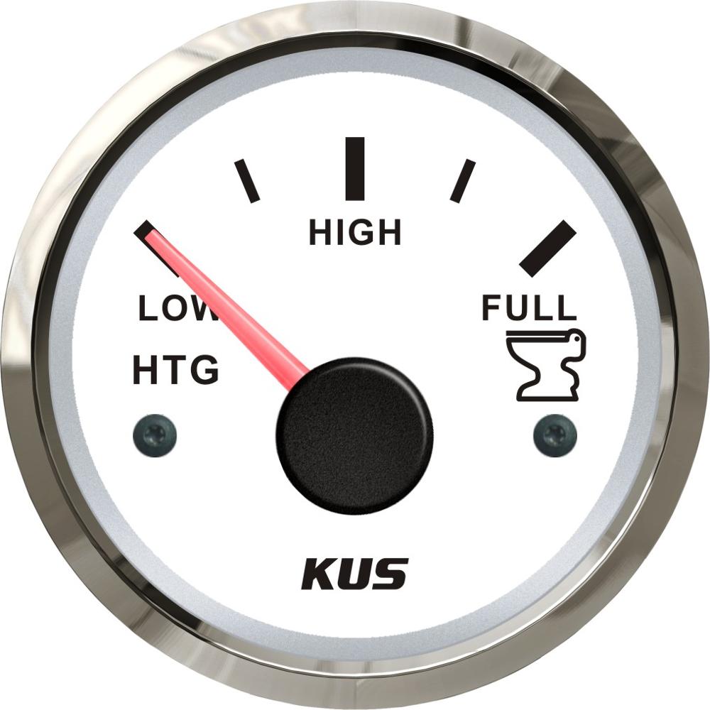 Kus bilbåd holder tank niveaumåler marinemåler indikator 0-190 ohm signal 52mm(2 &quot; ) 12v/24v: Ws
