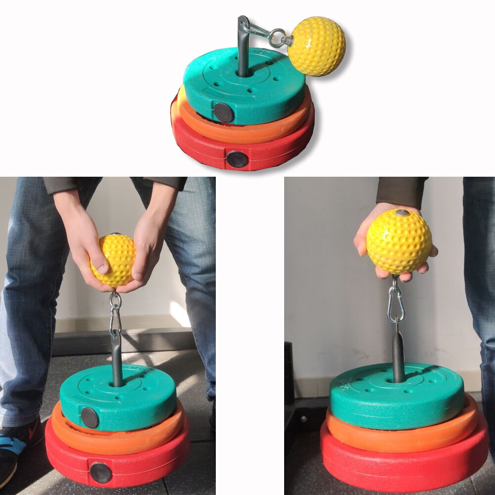 Arm Wrist Strengthen Training Loading Pin with Pull Up Power Ball Strengthener Fitness Equipment for Home Gym Workout Exercise