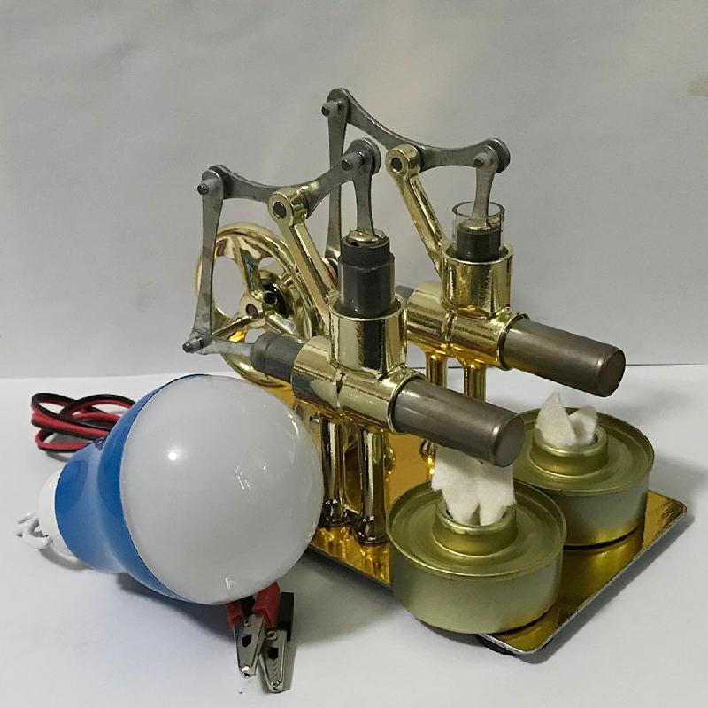 Stirling motor balance motor motor model varme damp uddannelse diy model håndværk opdagelse generator generator tilbehør