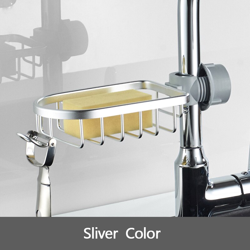 Space Aluminum Faucet Shelf Kitchen Tap Rack Bathr... – Grandado