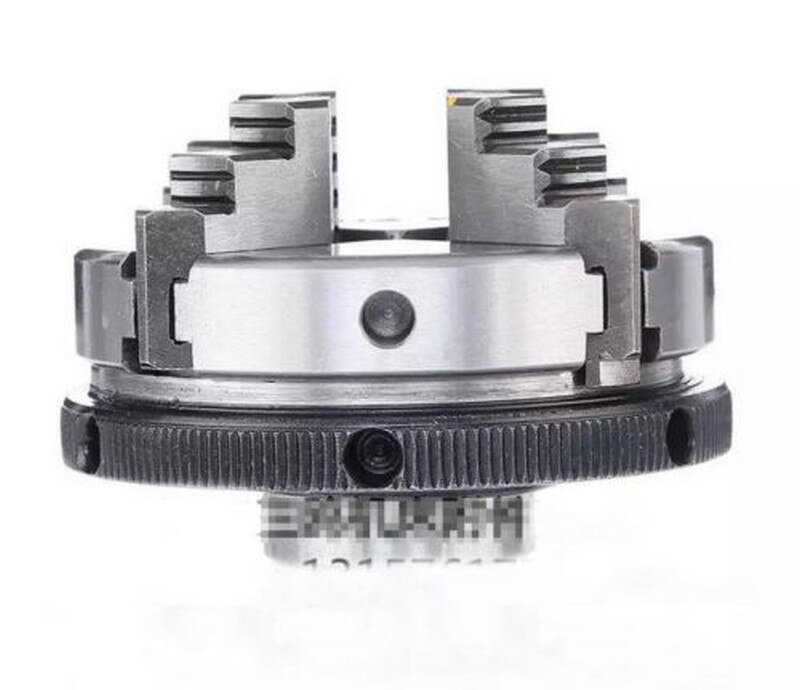63mm 2.5&quot; LATHE Chuck 4 Jaw Manual Mini Self-Centering Chuck Sanou K02-63 with Connecting Rod Connector for CNC Woodworking