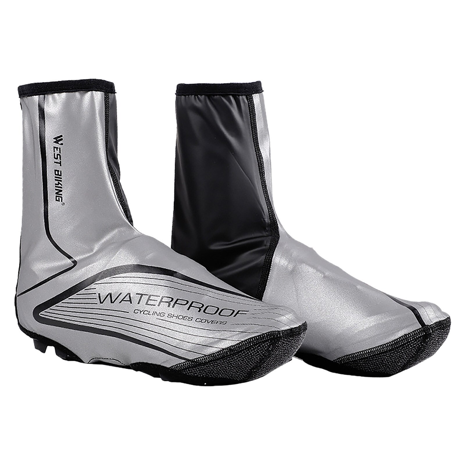 Fietsen Overschoenen Waterdicht Winddicht Winter Warm Reflecterende Fiets Schoenen Cover Winter Fiets Schoen Cover Protector Schoen Cover # G30