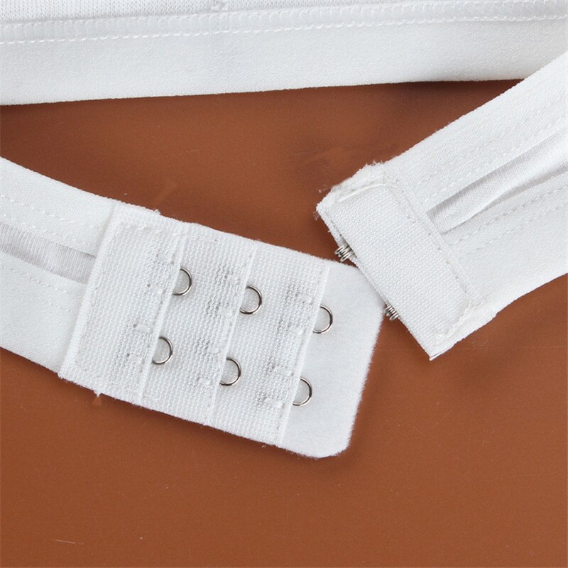 Effenkleurige, eendelige, dunne kanten trainingsbeha voor jonge meisjes met drie haakjes aan de achterkant