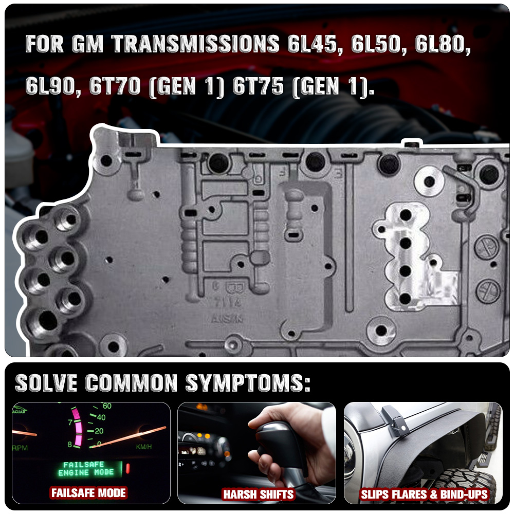 Kit de herramientas de instalación de reconstrucción de interruptor de presión F/124740-30K para transmisiones GM 6L45 6L50 6L80 6L90 y 1ª generación 6T70 124740-TL30
