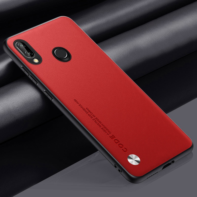 Funda de cuero PU de lujo para Huawei Nova 3 3i Nova3 i, funda trasera de silicona mate, funda de teléfono de protección completa para Huawei P Smart Plus