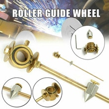 Plasma Cutter Copper Guide Cutting Torch Circular Roller Guide Wheel Circle Welding Tool For Cutting Straight Lines Curves