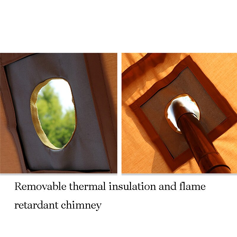 Tent Kachel Gat Jack Isolatie Siliconen Schoorsteen Oven Pijp Venster Warmtewisselaar Kamp Doek Brandwerende Vent 25*25Cm