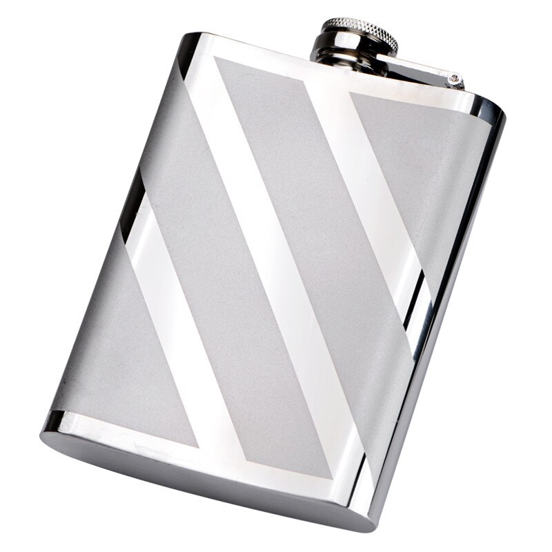 8OZ-67PS stainless steel 304 hip flask whiskey vodka pocket bottle flask canteen gadgets for man