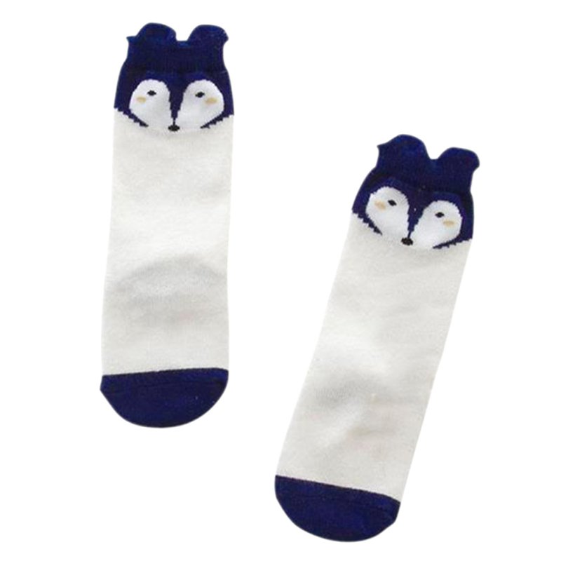 Newborn Kids Girl Boy Animal Pattern Anti-slip Knee High Socks Baby Socks