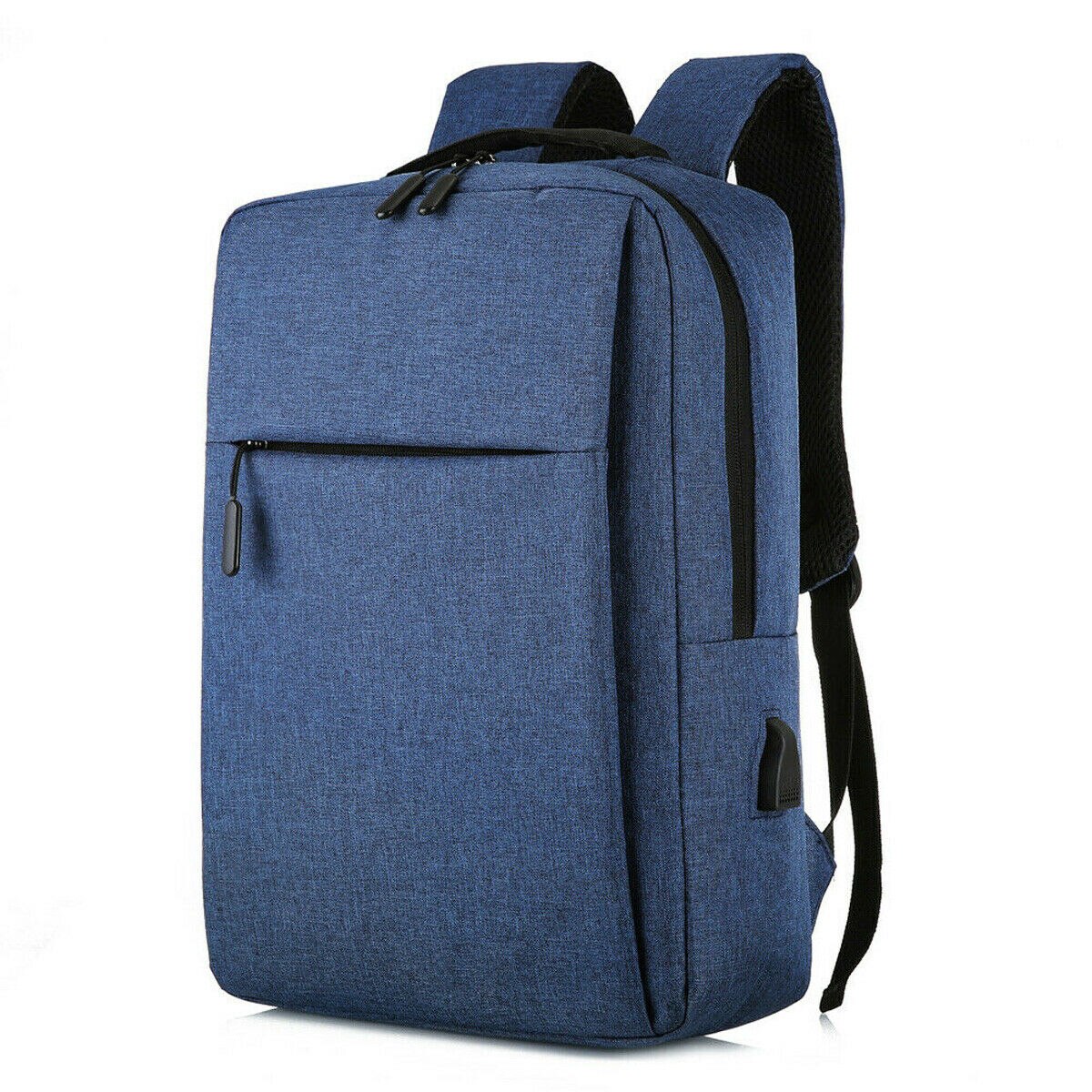 Mannen 15.6 Inch Laptop Rugzak Kantoor Werk Mannen Rugzak Zakelijke Tas Unisex Vrouwen Rode Ultralight Rugzak Dunne Back Pack: Blauw
