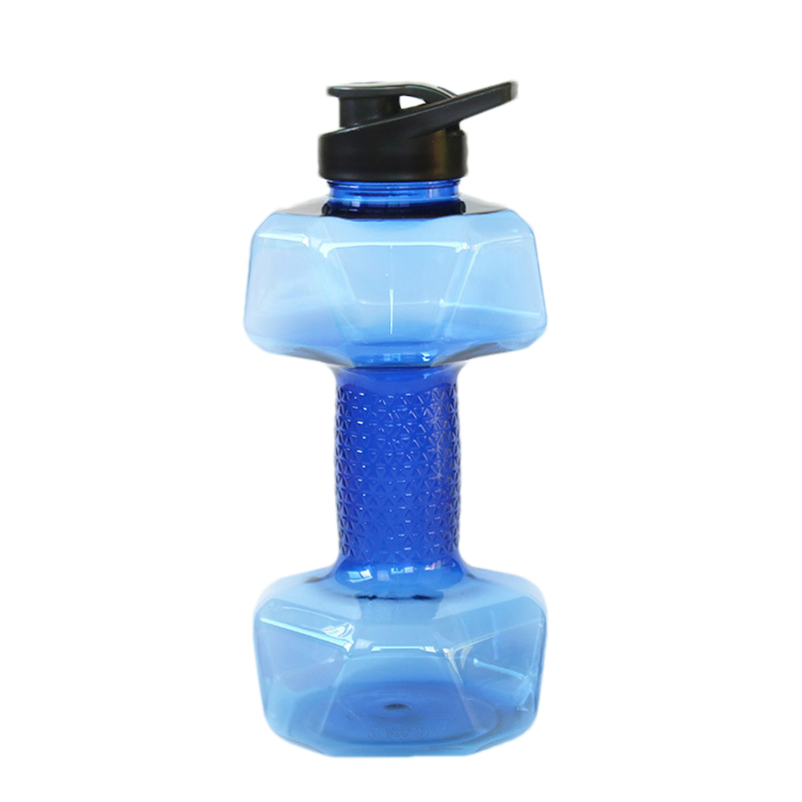 Fitness Halter Vormige Flessen Huisdier Milieuvriendelijke Fitness Water Jug Fitness Oefening Water Jug Perfecte Verjaardag Voor Gym Mannen: Blue 1500ML