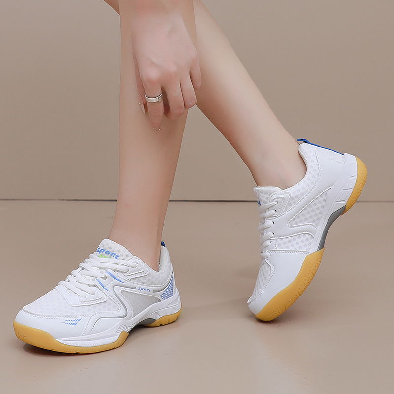 Badmintonschoenen voor dames en heren, antislip, slijtvast, schokabsorberend, ademend, lichtgewicht, geschikt voor training en vrijetijdssporten.