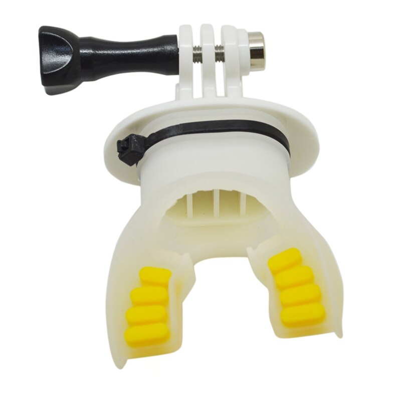 Surf équitation bouche Surf morsure accessoires de plongée ensemble Compatible pour GoPro6/5/4 HB88: WHITE