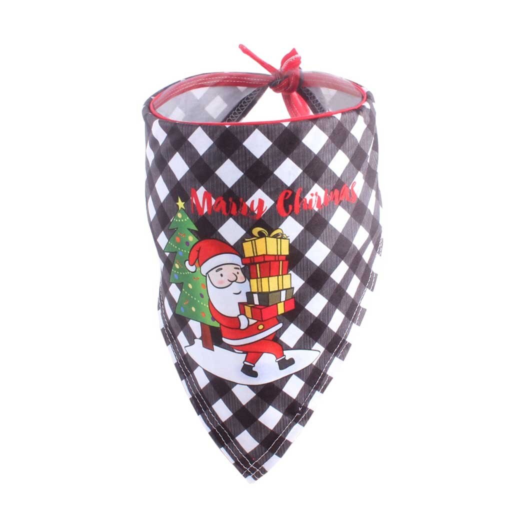 Kerst-bandana voor katten, verstelbaar, elastisch, vakantie