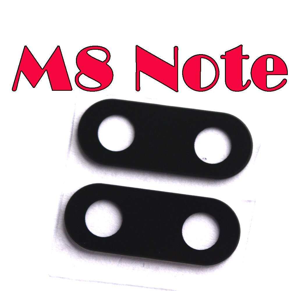 2x Glass back rear camera lens for Meizu MX3 MX4 MX5 MX6 pro pro6 6S Pro7 plus M1 M2 M3 M3S M5C M5 M5S M15 M6 note M3E E3 E2: M8 Note