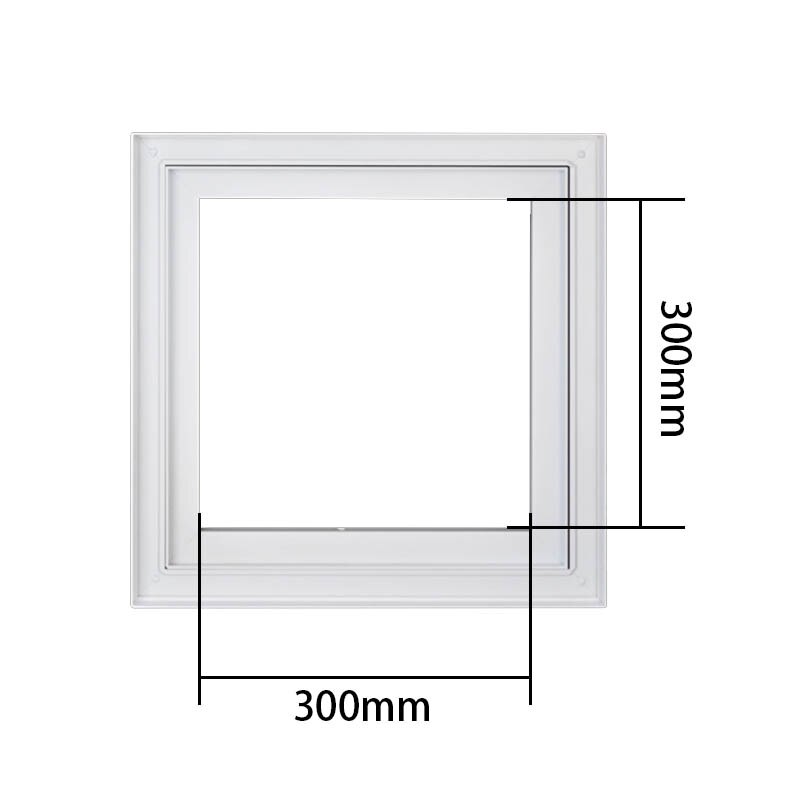 Ccess-Panel de acceso de pared o techo para puerta, apertura empotrada, Universal, ABS, cuadrado, plástico blanco, fácil de poner, 100x150mm -400x48000mm: K