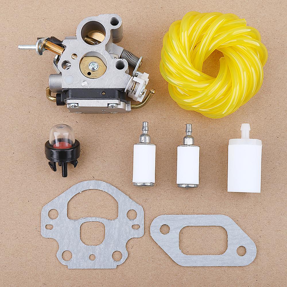 Carburatore carburatore linea carburante per Husqvarna 135 140 140E 435 440 Jonsered CS2240 S McCulloch CS410 motosega 506450501 C1T-EL41A