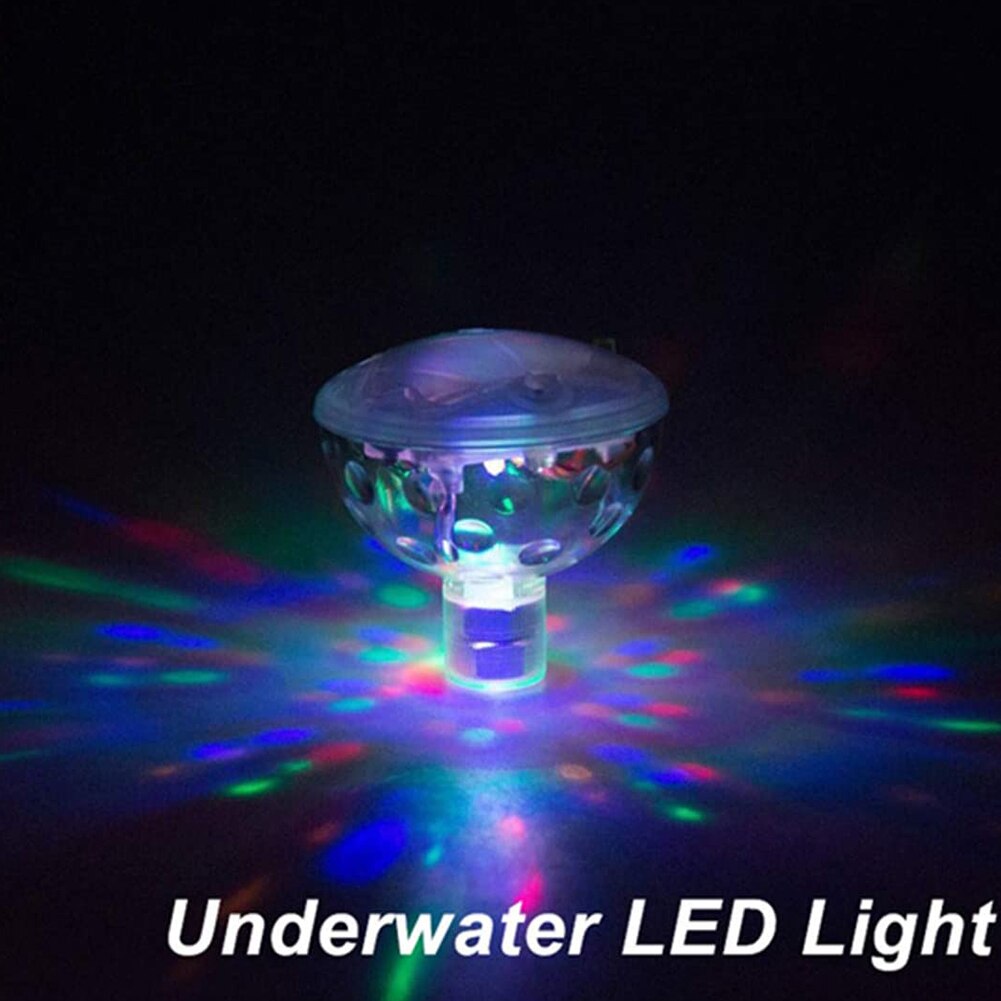 Pływające światło podwodne RGB zatapialne doprowadziło światło dyskoteka impreza pokazać basen jacuzzi spa lampa wanienka światło