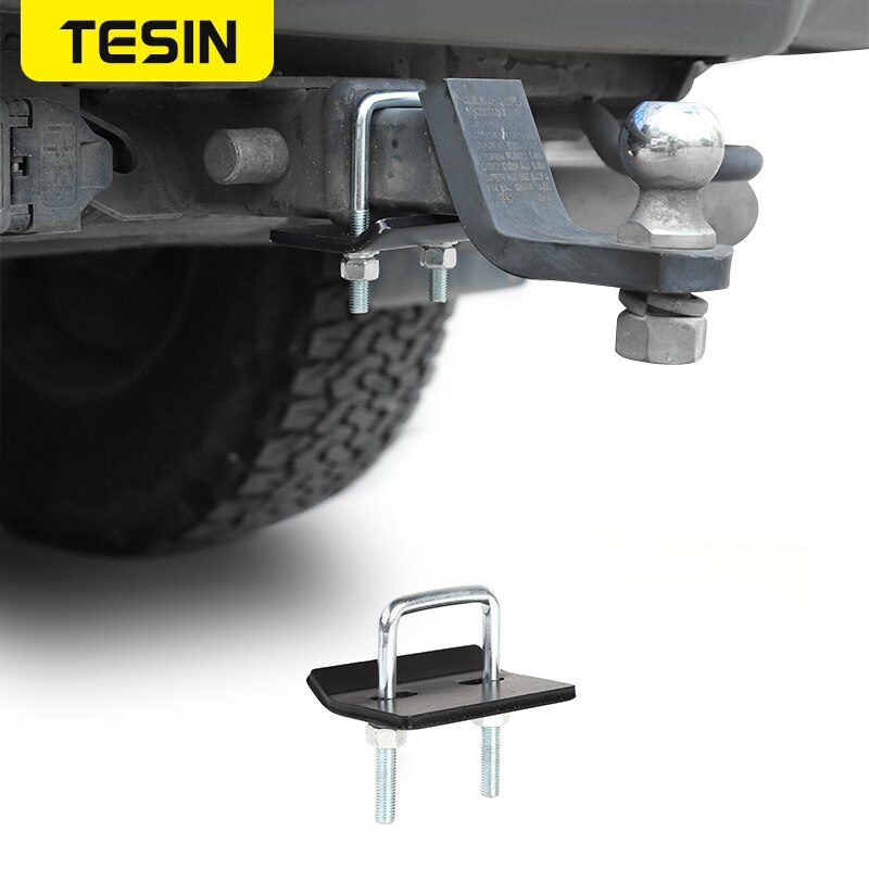 Tesin Auto U-Bolt Zware Anti-Rammelaar Stabilizer Hitch Tightener Lock Down Tow Klem Geschikt Voor alle Haak Openingen