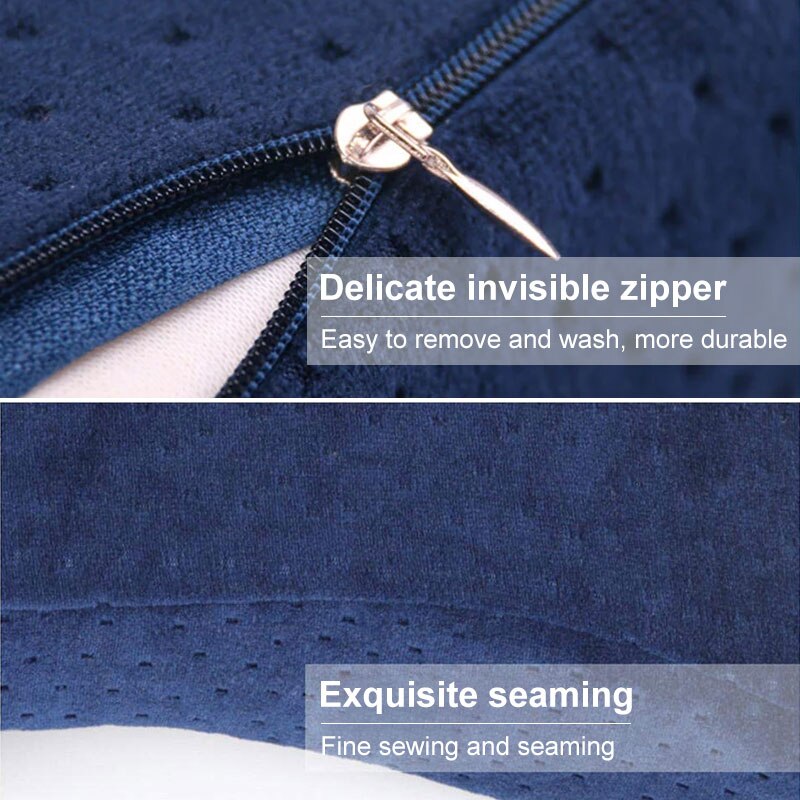 Espuma de memória viagem nap travesseiro sete-em forma de dormir na mesa almofada suporte de cabeça anti-mão dormência travesseiro crianças nap travesseiro