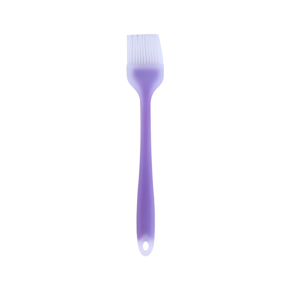 Baking Tools 21cm Translucent Small Silicone BBQ Brush you sao DIY Cake Tools Silicone Brush: purple