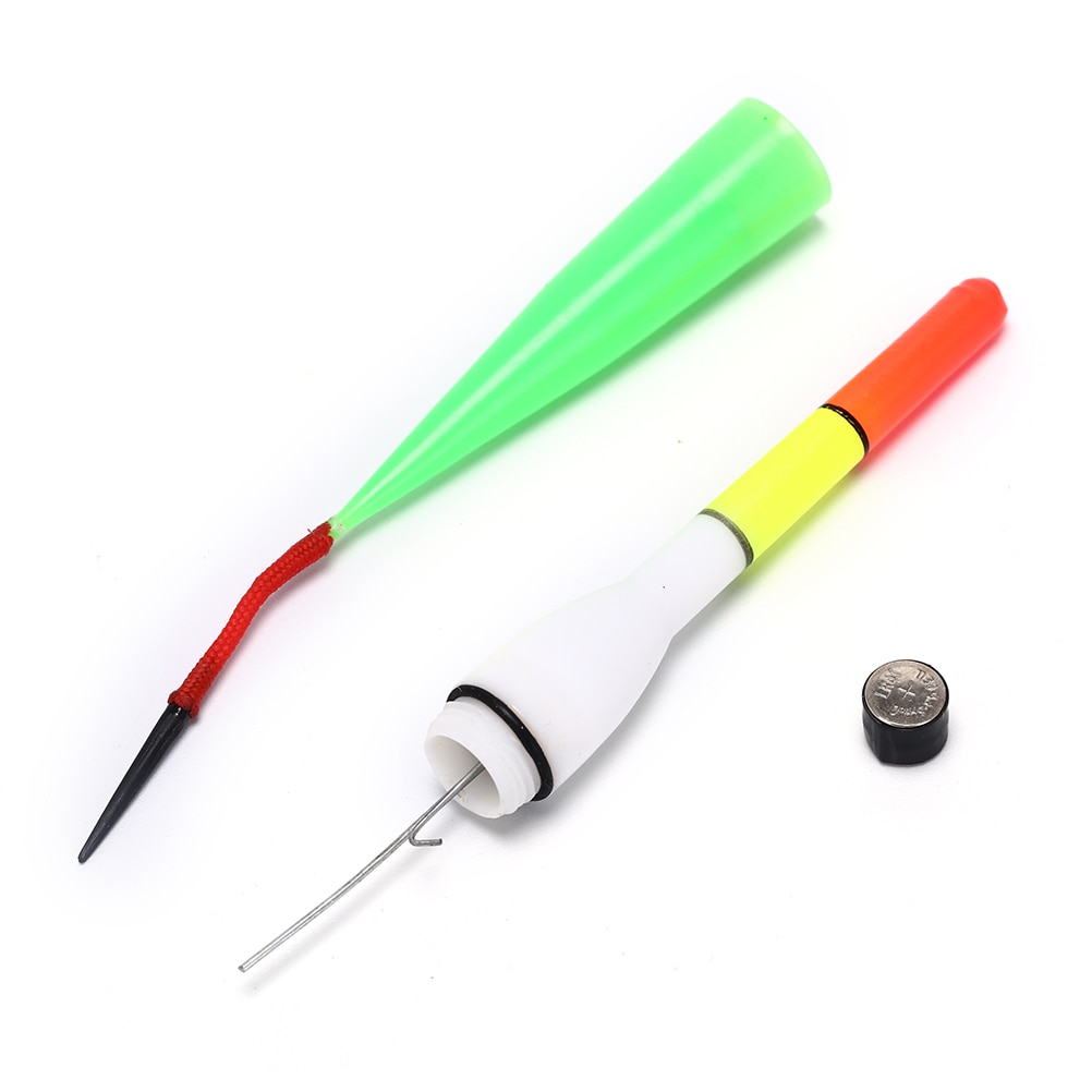 Led Float Plastic Floater Boei Verticale Vissen Lichtgevende Float Battery Operated Voor Donkere Water Night Vissen