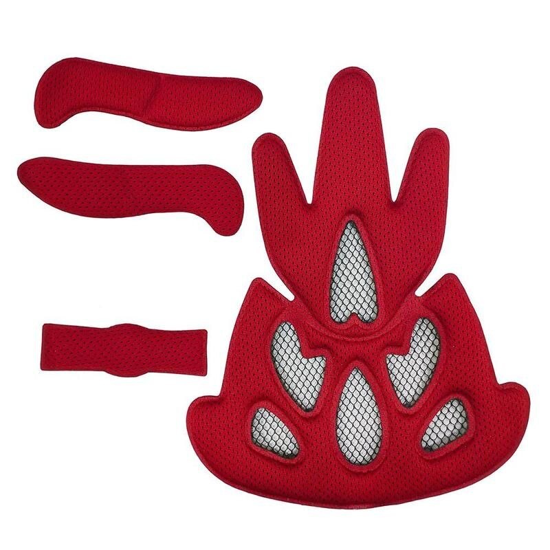 Kit de acolchoamento interno para capacete de bicicleta/motocicleta, forro interno para capacete com insetos, rede de substituição o7f7, 1 conjunto