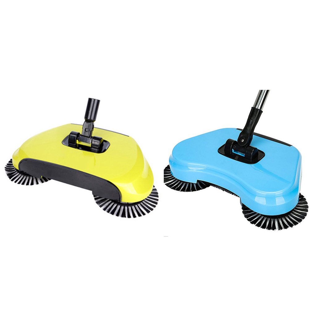 360 Graden Manual Rotary Vegen Mop Multifunctionele Mechanische Veegmachine Hand Push Schoonmaken Bezem Stofafscheider