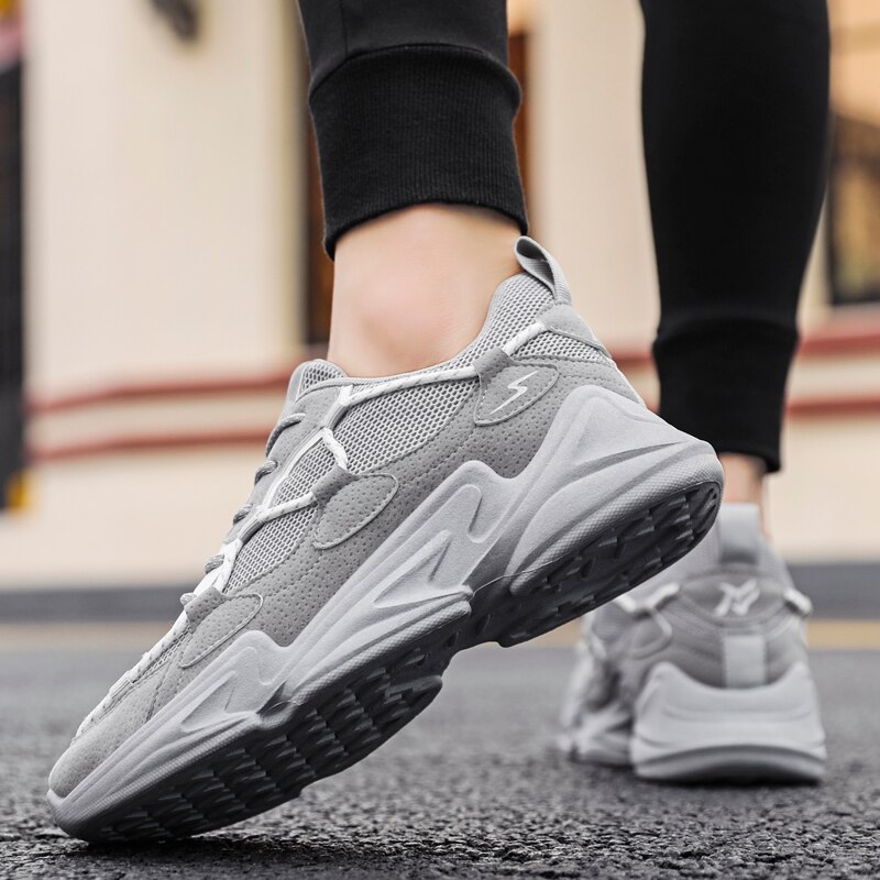 Men's casual shoes Men Canvas Sneakers men's shoes walking shoe Air cushion shoes Breathable Walking shoes Plus Glow