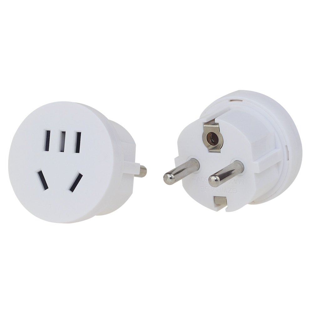 1pcs AU Ons EU Plug Travel Adapter Converter Socket Stekker Wall Charger Outlet 2 Pin Elektrische socket