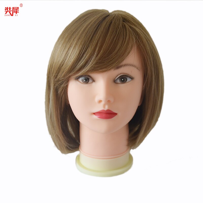Meget blødt skaldet hoved paryk stativ til hat glas paryk display paryk gør frisure træning massage mannequin hoved paryk hoved stativ